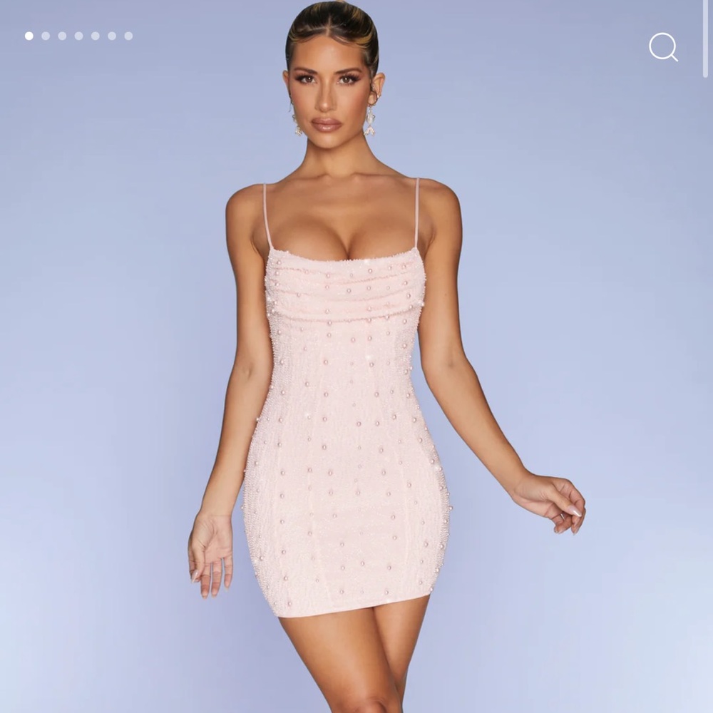 Oh Polly Seychelles Blush dress